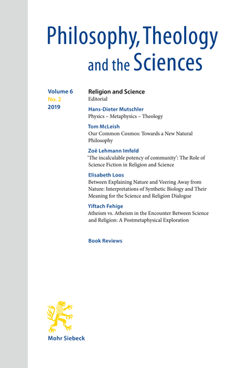 Religion and Science. Narratives and Concepts, PTSc 6/2 (2019)